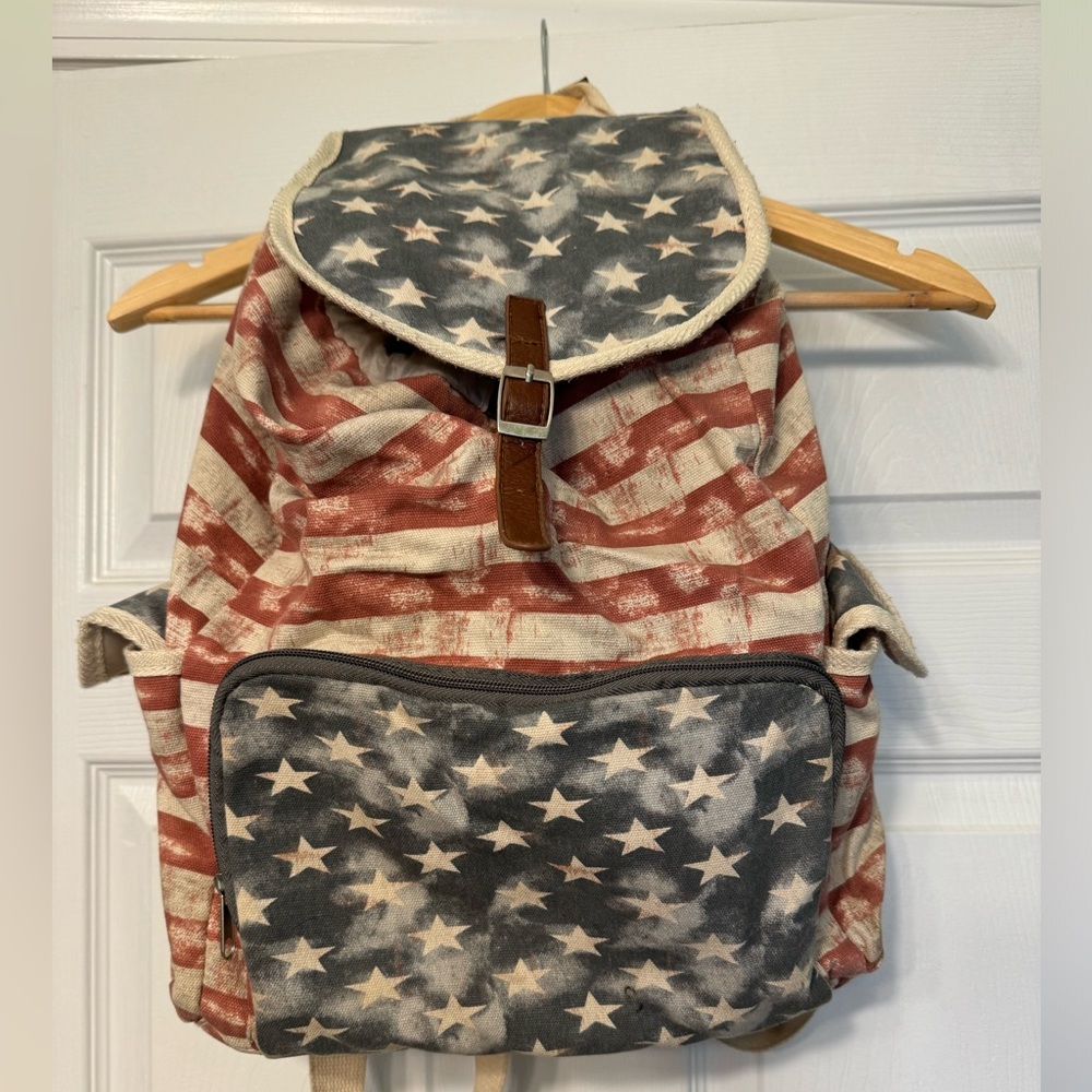 American Flag Backpack